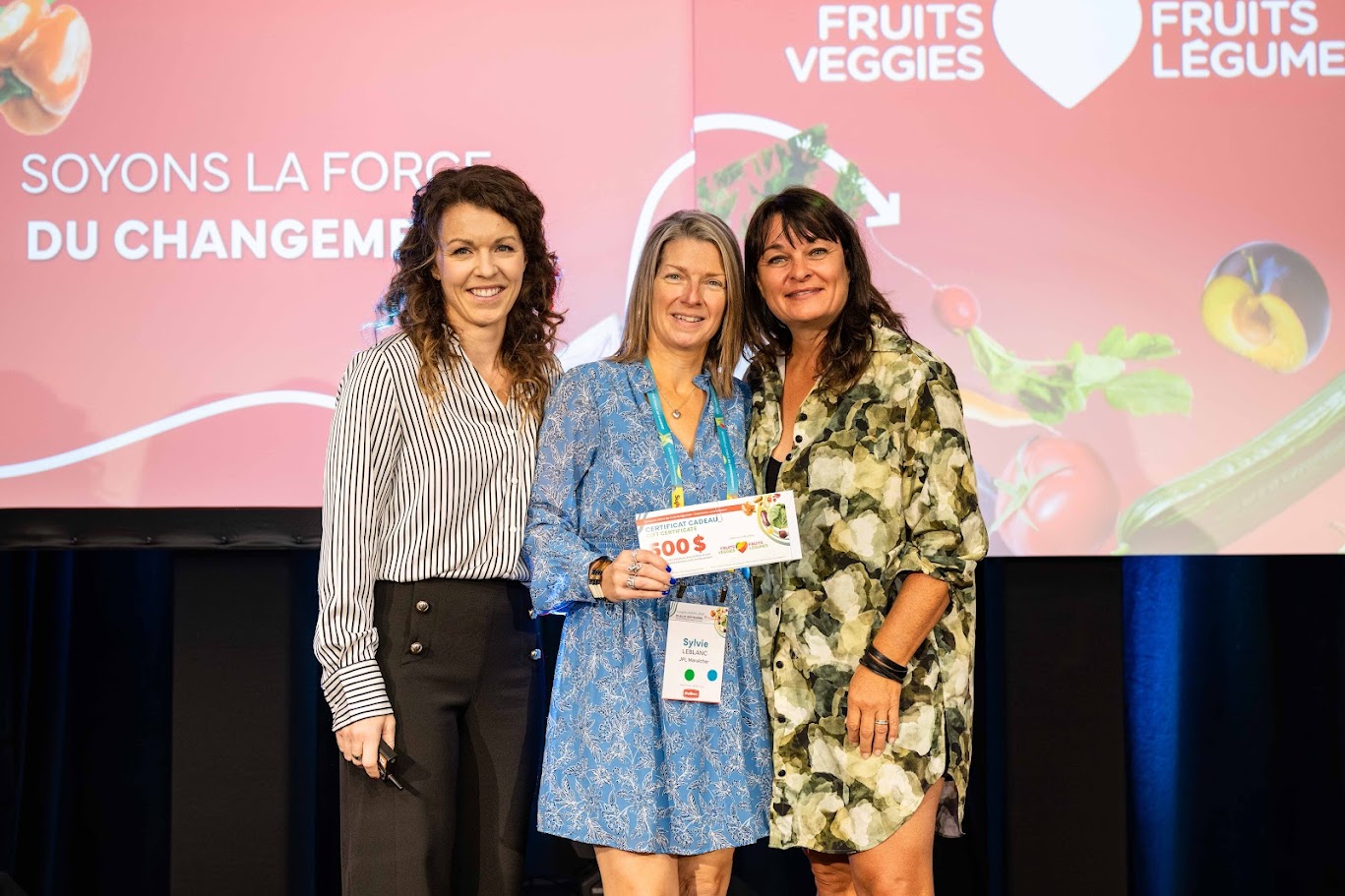 JPL Maraîcher a reçu le prix « Promotion des fruits et légumes » de l’AQDFL.